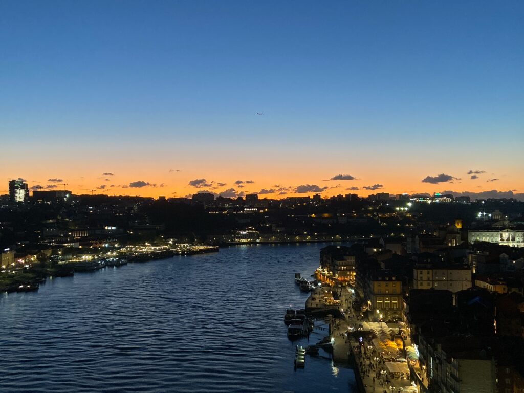 ドン・ルイス一世橋 夕景 ポルト
