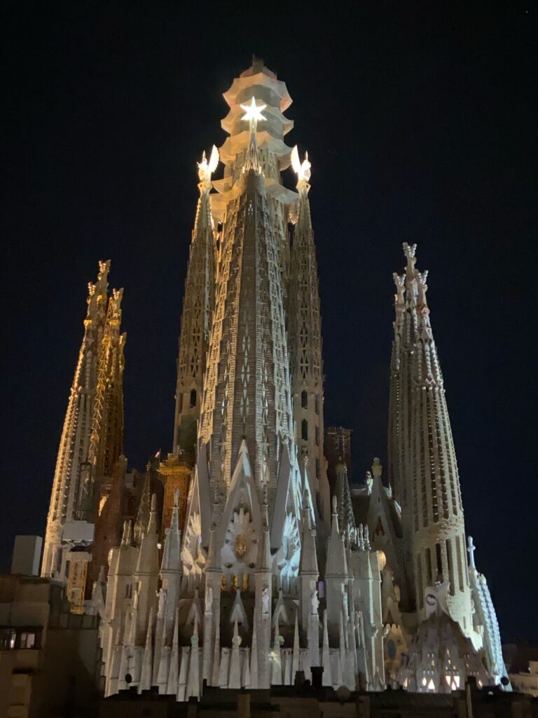 Sercotel Rosellonの客室から見えるサグラダ・ファミリア